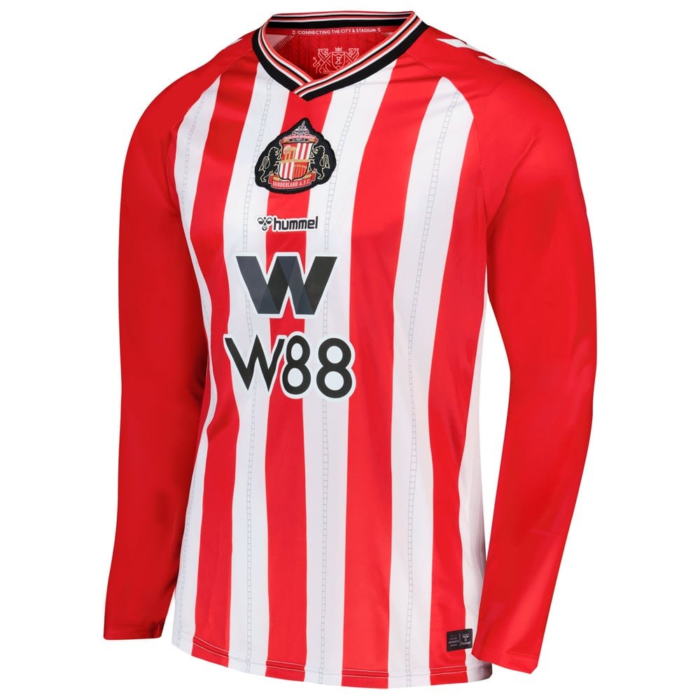 Sunderland 2025/26 Home Long Sleeve Shirt
