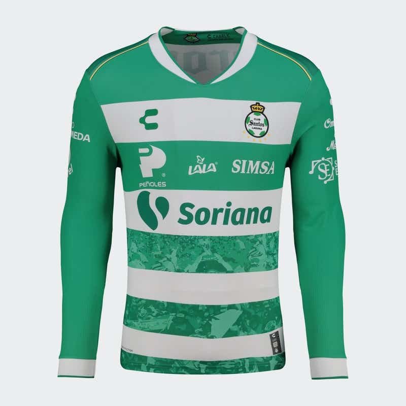Santos Laguna 2025/26 Home Long Sleeve Shirt