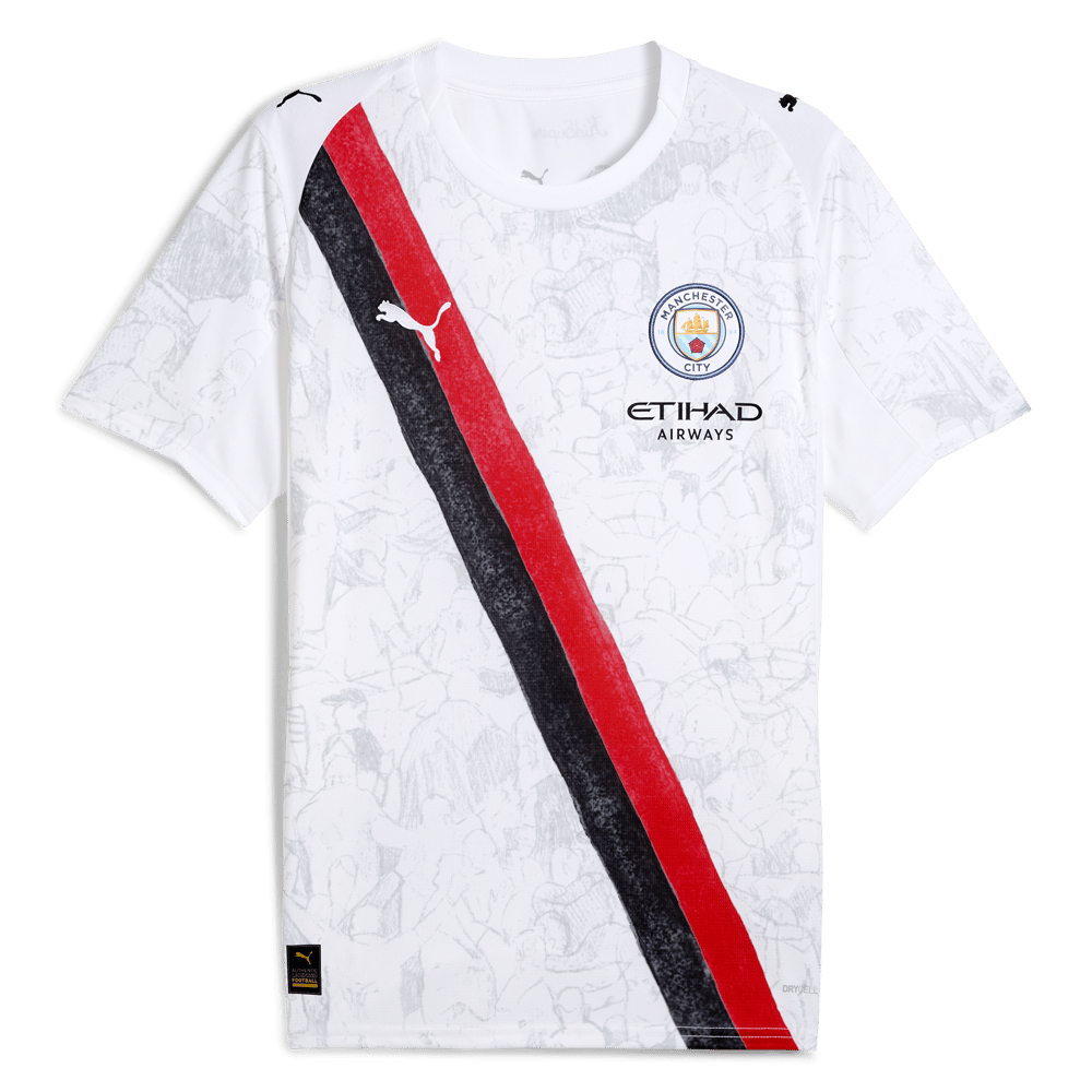 Manchester City 2025/26 KidSuper Shirt - White - Fan Version
