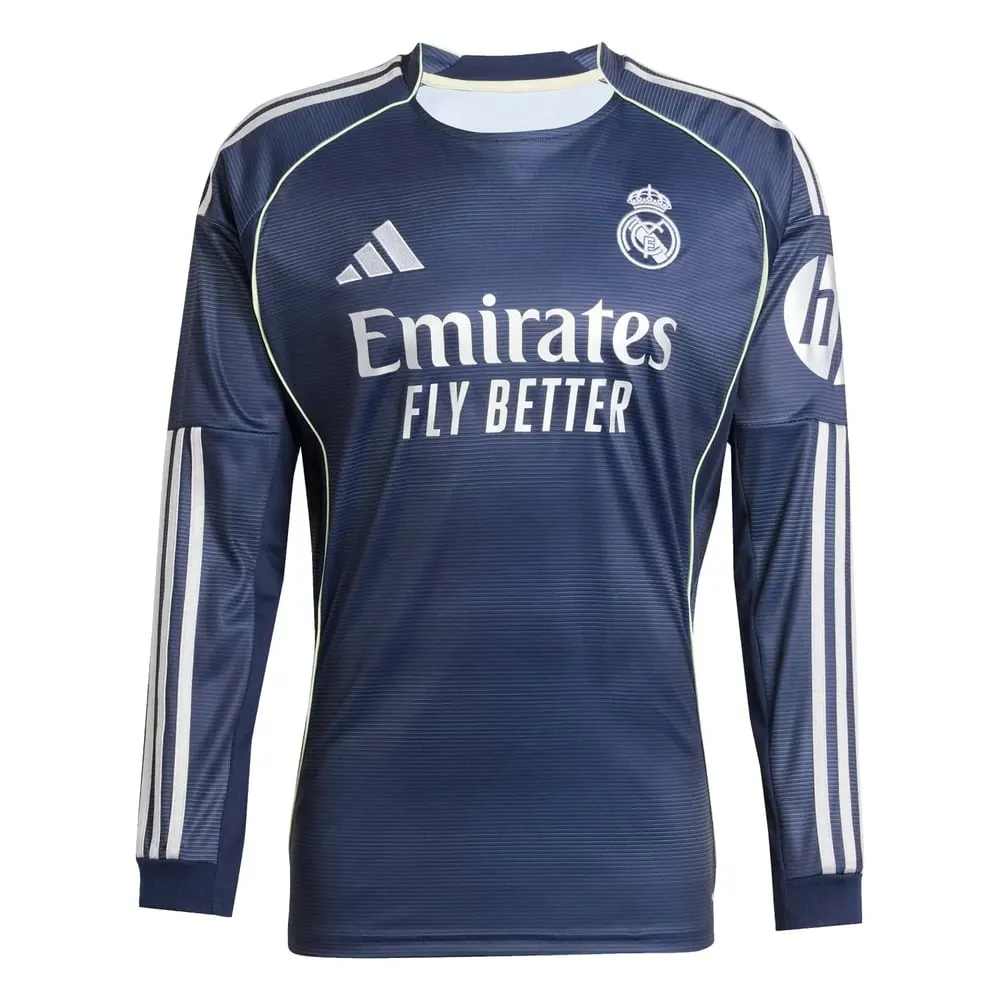 Real Madrid 2025/26 Away Long Sleeve Shirt