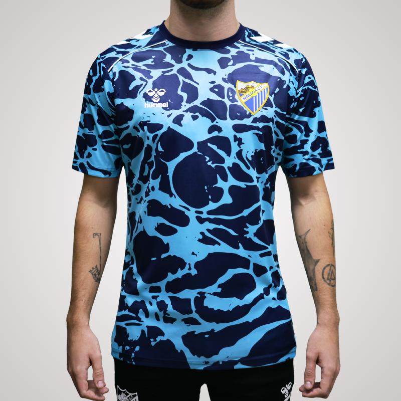 Málaga CF 2025/26 Third Prematch Shirt - Navy Blue - Fan Version