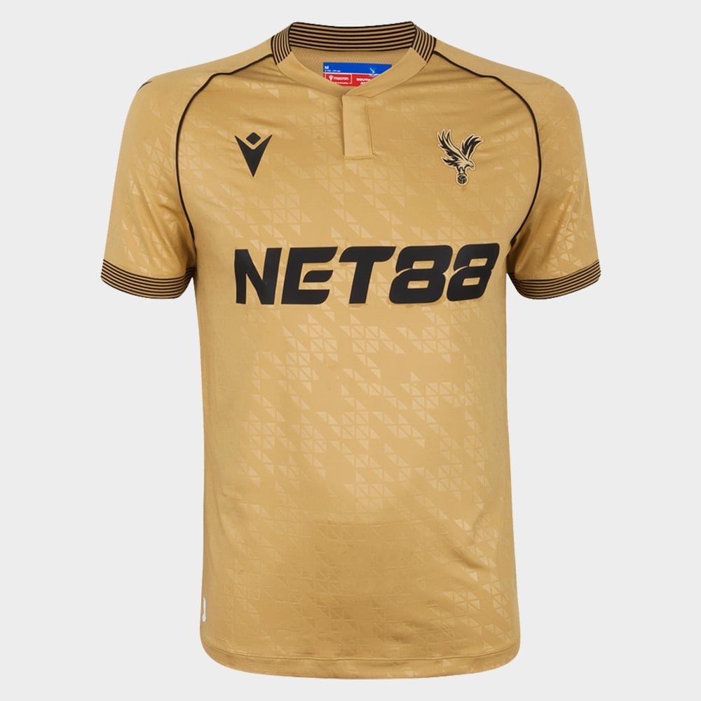 Crystal Palace 2025/26 Third Eagle Gold Shirt - Fan Version