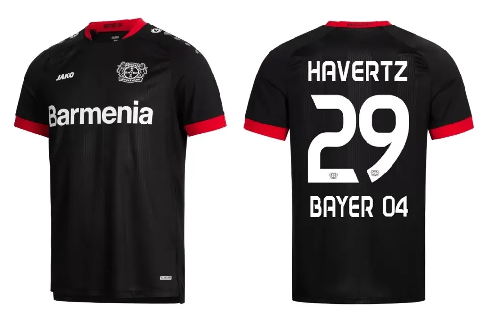 HAVERTZ Bayer 04 Leverkusen 2019/20 Away Shirt - Fan Version