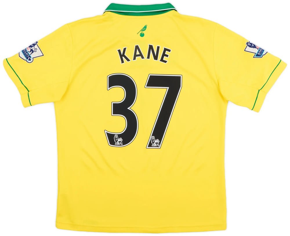 KANE Norwich City 2012/13 Home Shirt - Fan Version