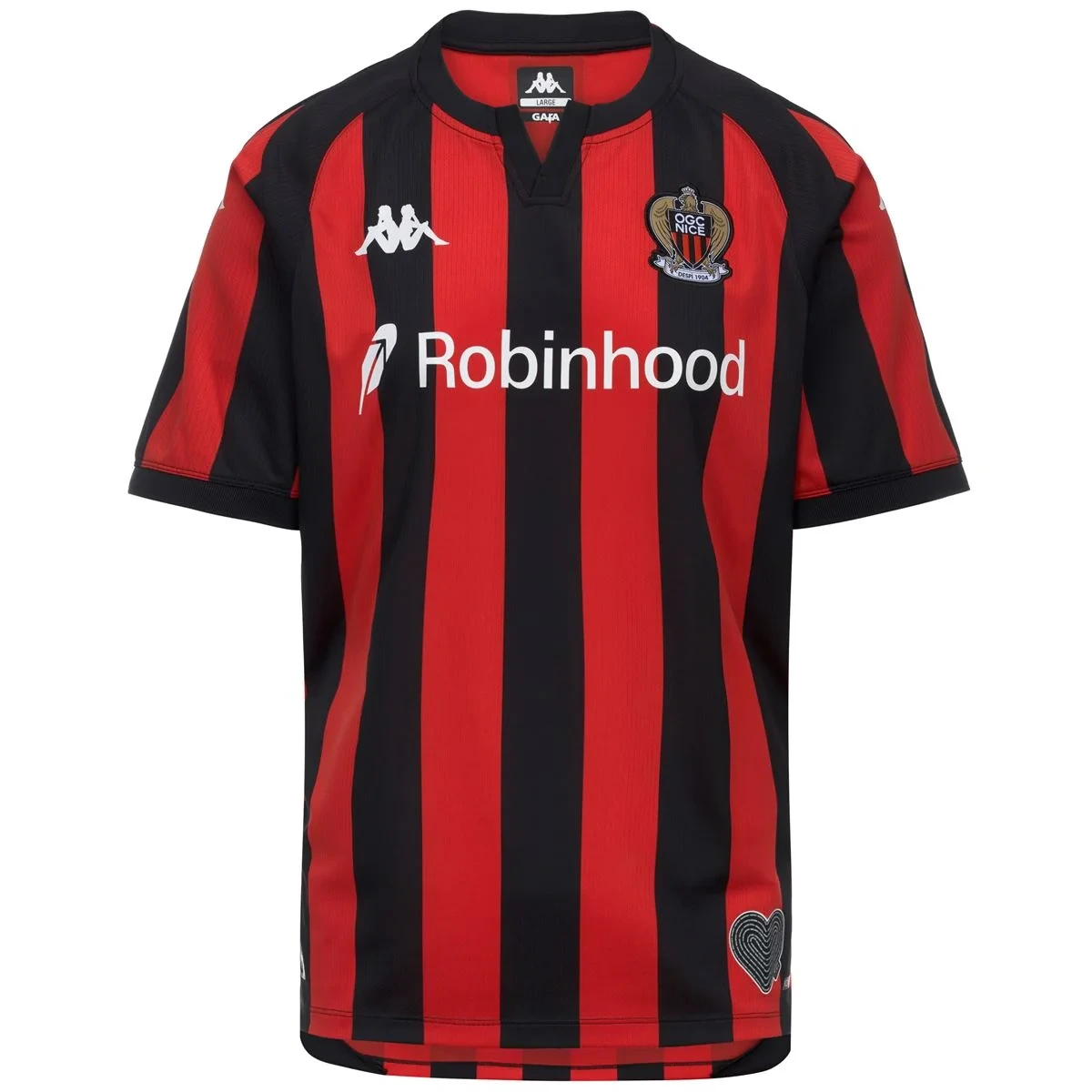 Nice 2026/27 Home Soccer Jersey - Fan Version (Pre-order: Ships in 7–12 days)