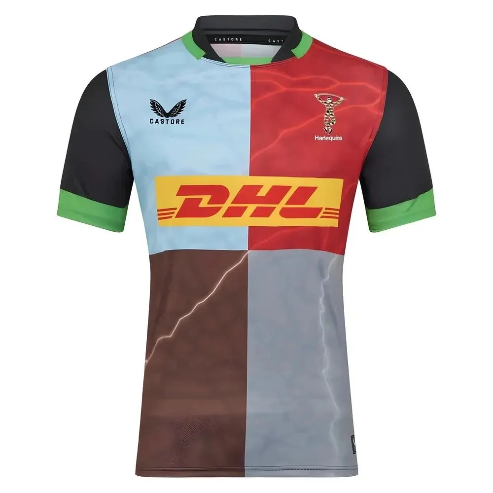 Men's Harlequins 2025/26 Home Rugby Jersey